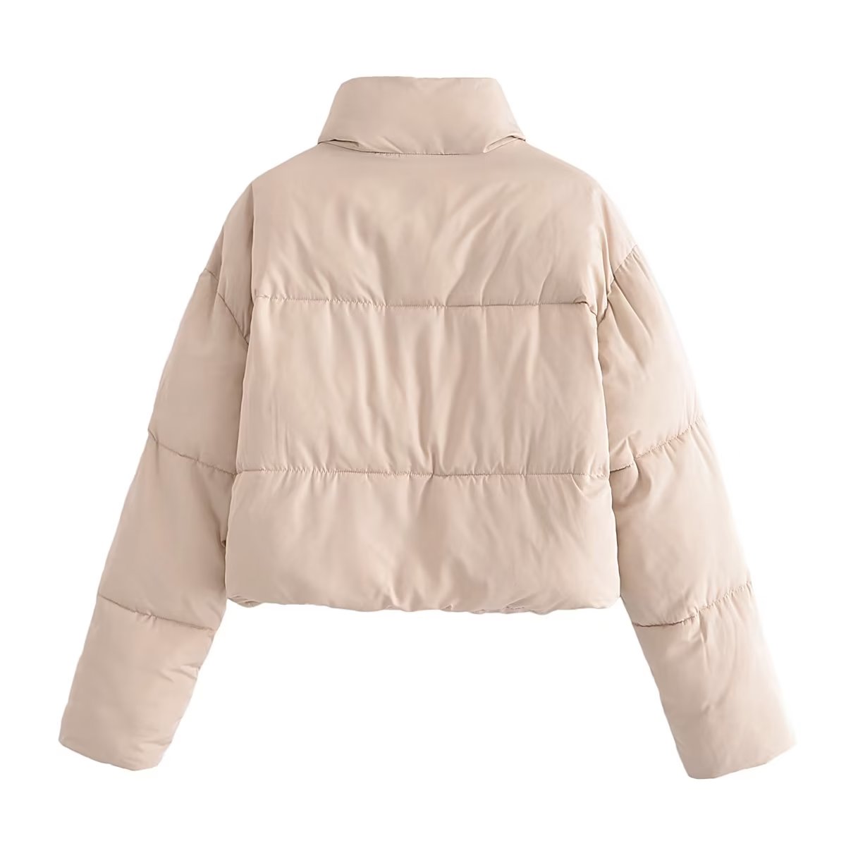Autumn Women Clothing Urban Casual Short Bread Coat Cotton Padded Coat