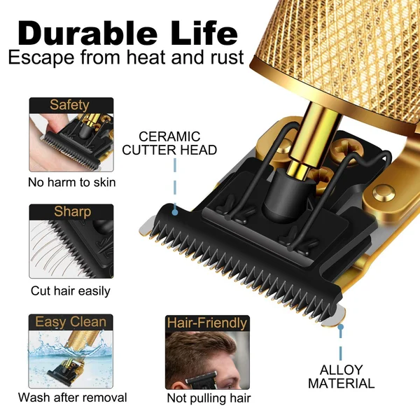 2022🎁-Cordless Zero Gapped Trimmer Hair Clipper