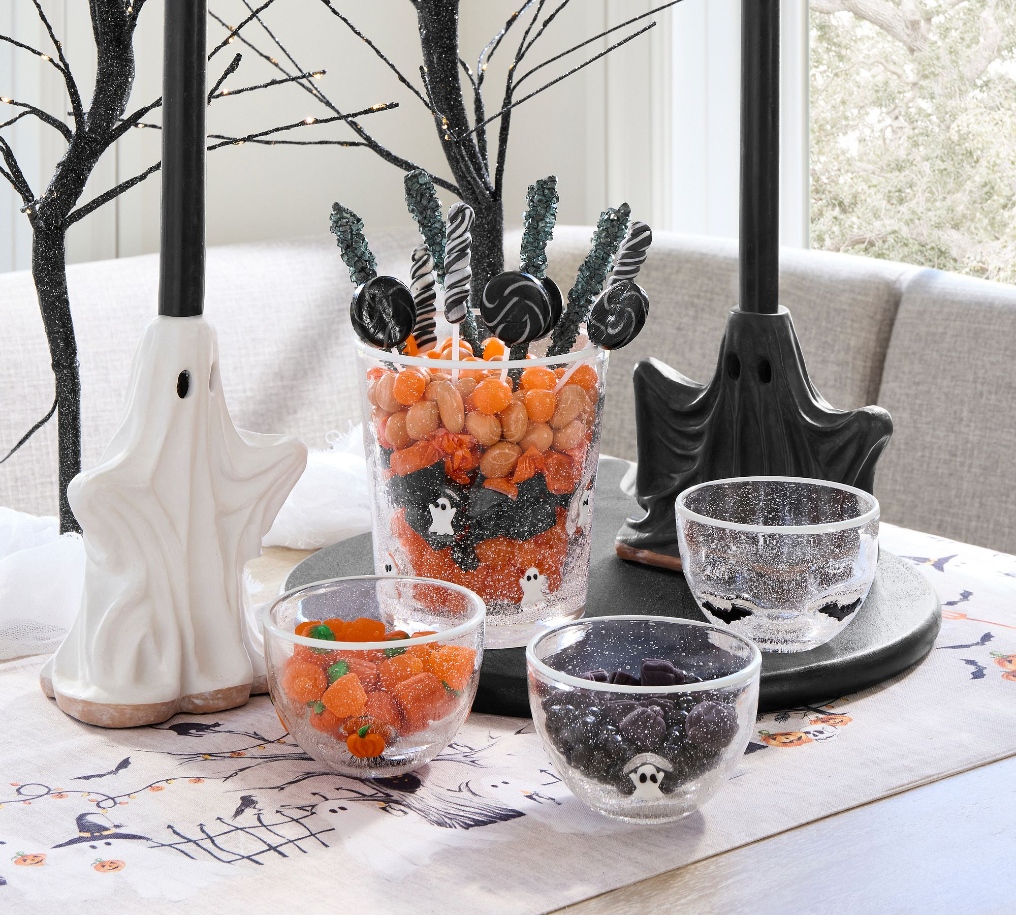 👻Scary Squad Icon Candle Holder - Ceramic Ghost Candle Holder🕯️