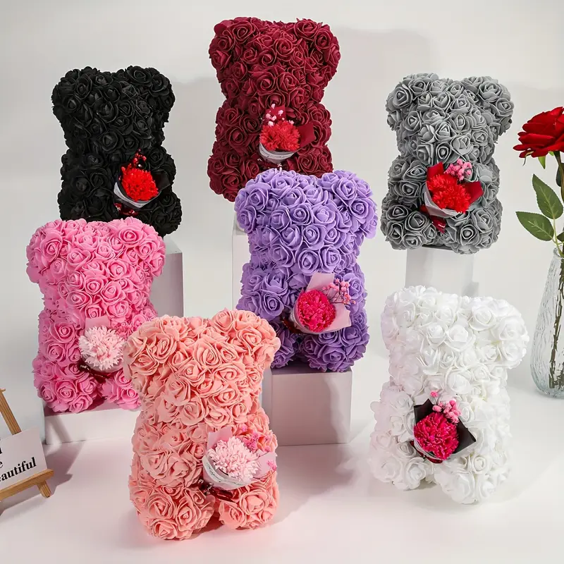 Valentine's Day Rose Bear Gift🐻🌹(For Your Favorite Woman)