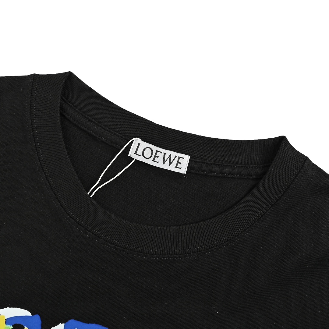 Loewe 24ss red panda short sleeve