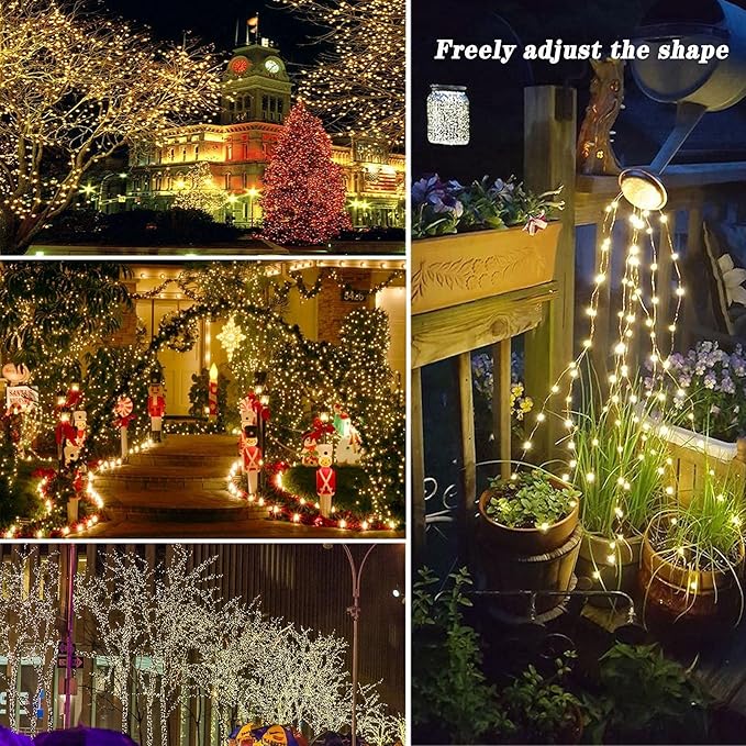 🔥ON SALE🔥39Ft /100 Led Waterproof  Solar String Lights🎁Buy 4 Free Shipping