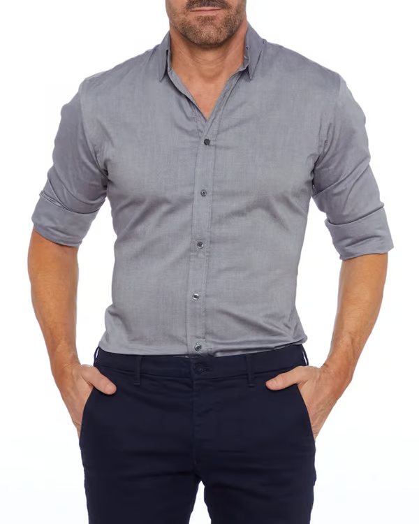 🔥 Last Day 70% OFF 🔥Oxford Stretch Zip Shirt (Buy 2 Free Shipping)