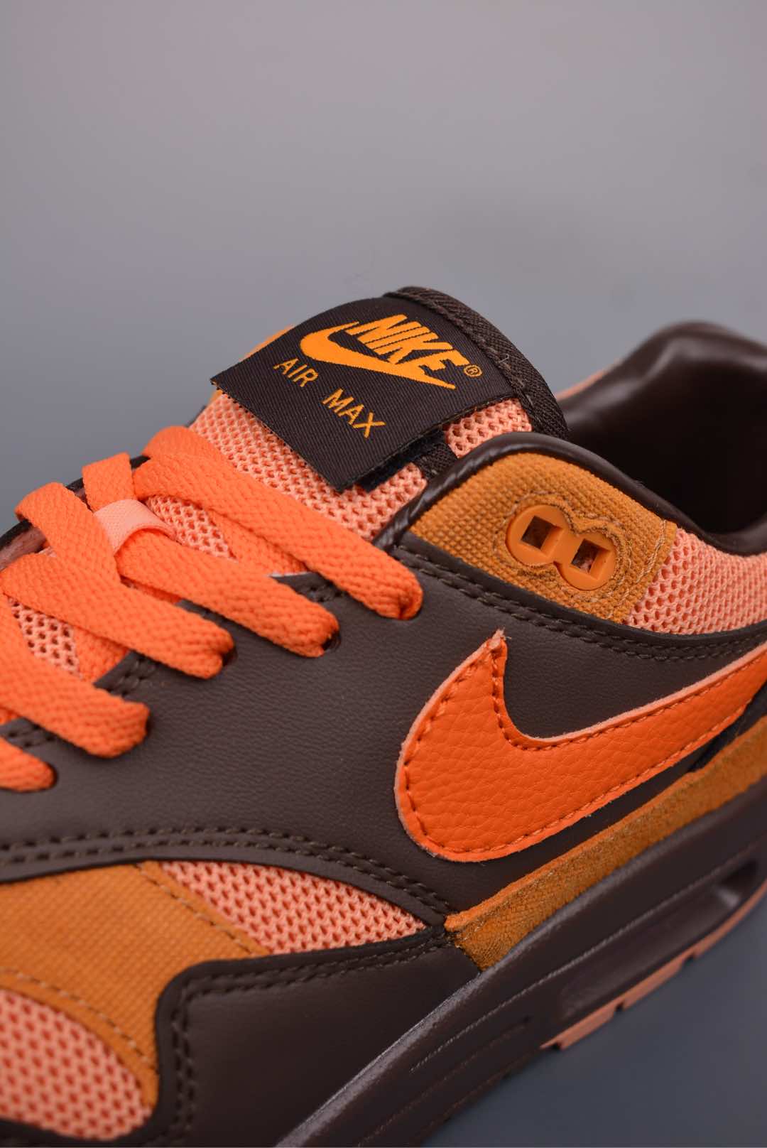 Nike Air Max 1 Premium King's Day Dark Brown and Orange HF7346-200