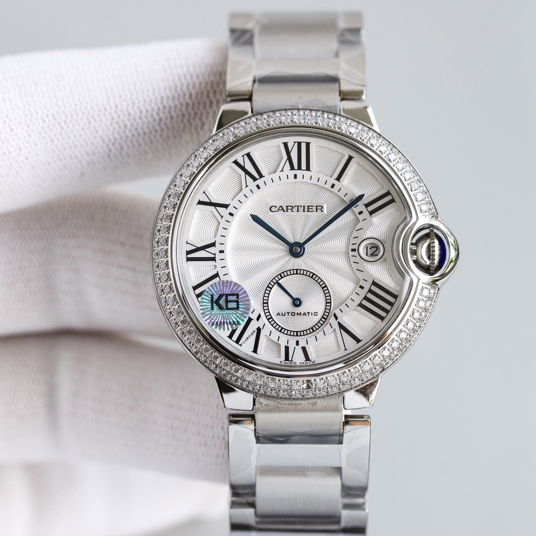 CARTIER Blue Balloon Two and a Half Hands Men's Watch