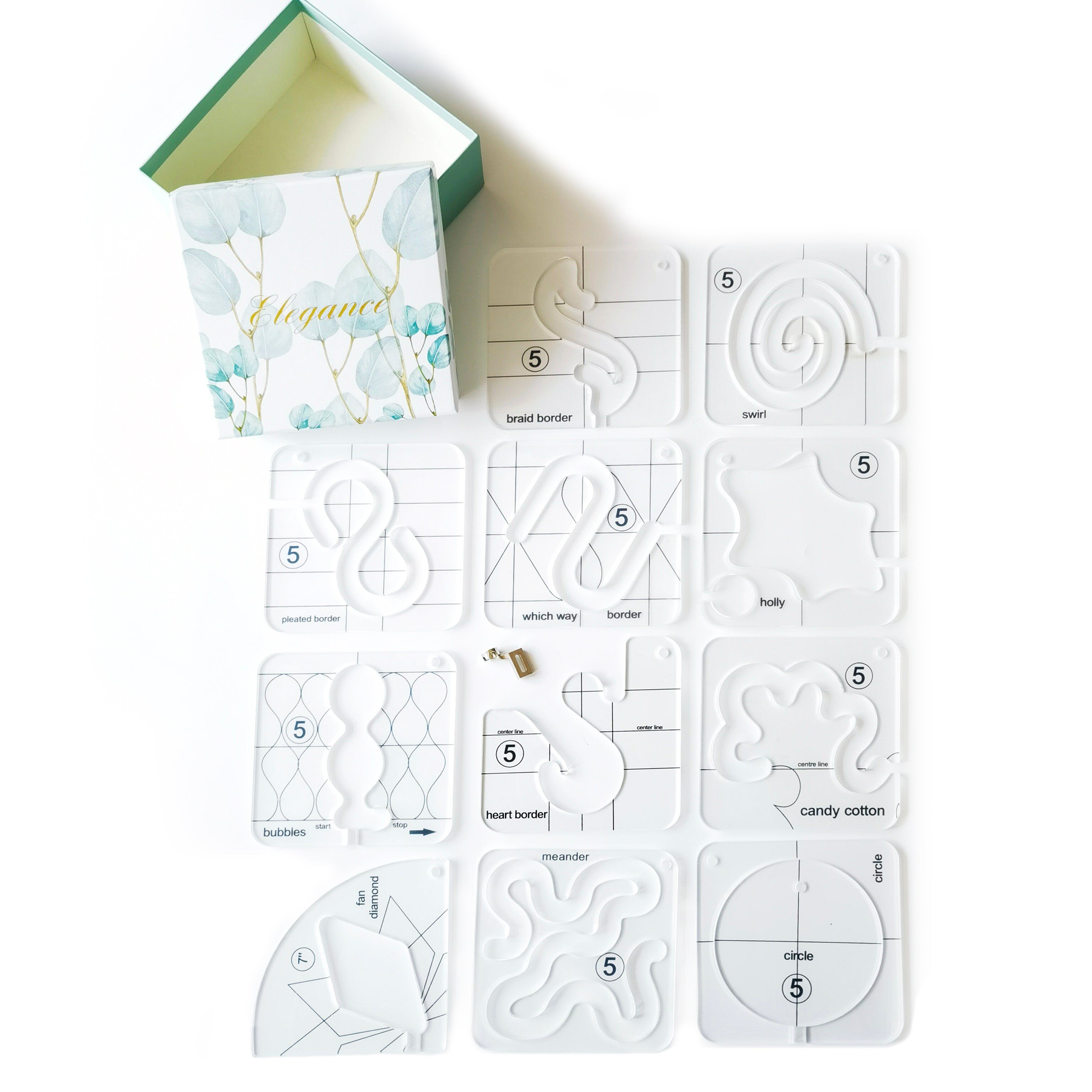 Free-Motion Garment Ruler Set
