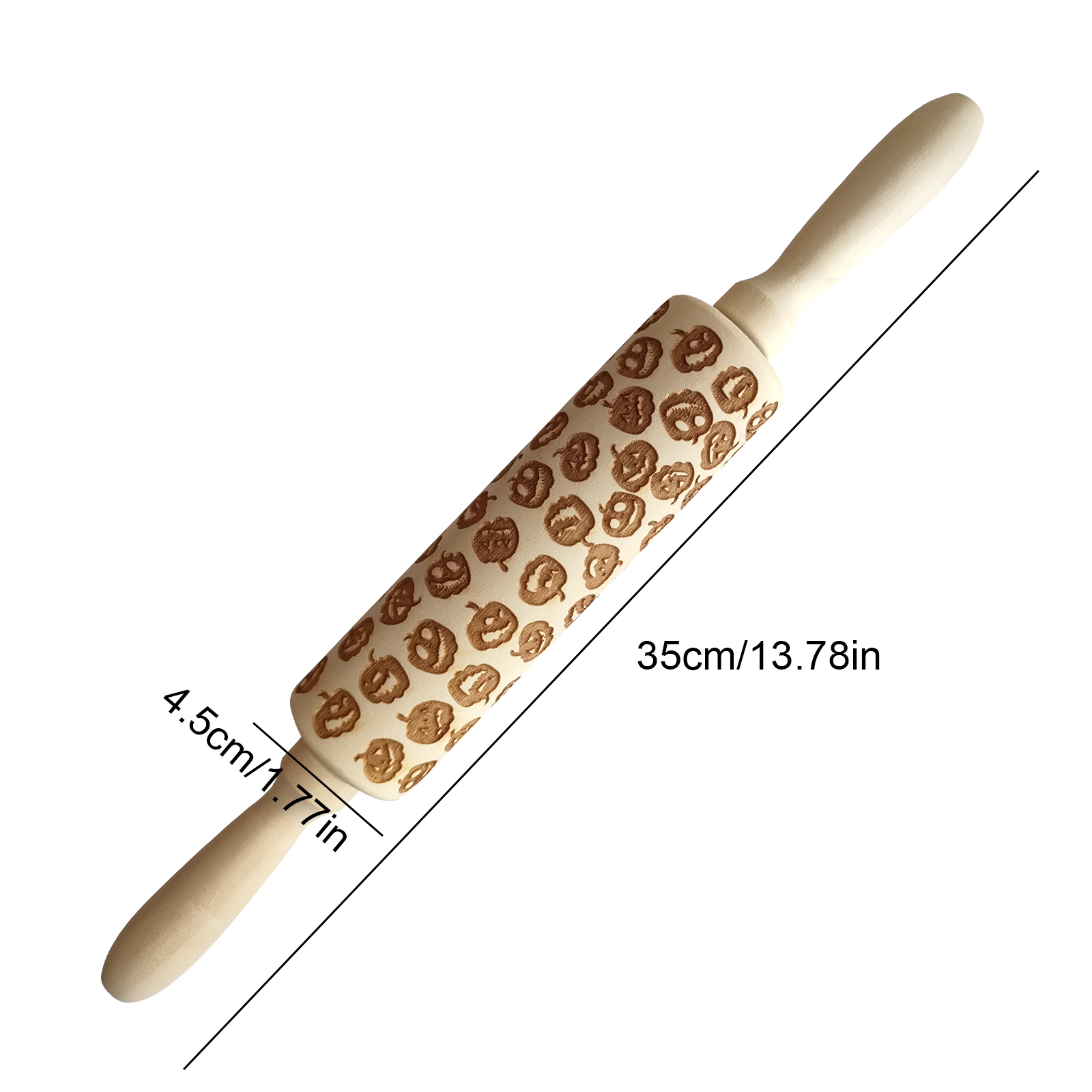 (🎃Early Halloween Hot Sale)PUMPKIN ROLLING PIN