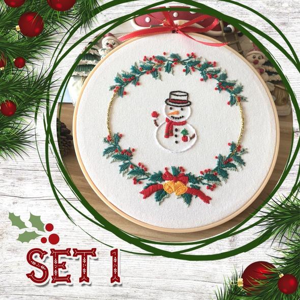 (🔥HOT SALE NOW-48% OFF)Christmas Embroidery Set