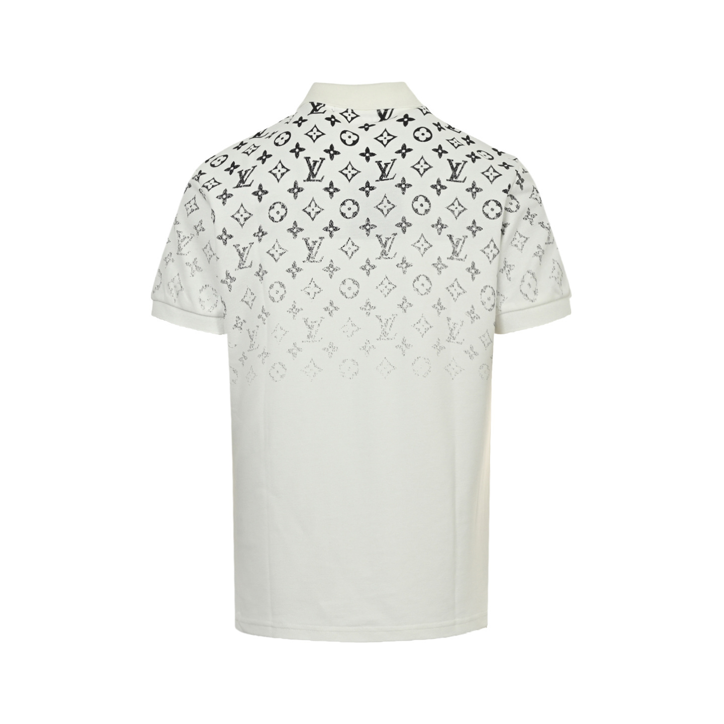 Louis Vuitton 25ss old flower gradient Polo short sleeve