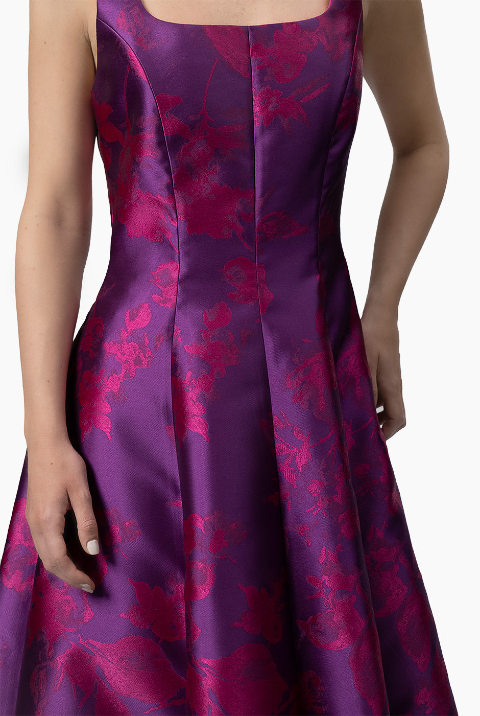 Vestido estampado linea A