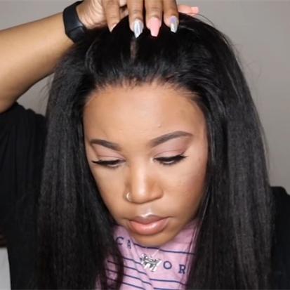 New Natural Everyday Kinky Blowout Wig