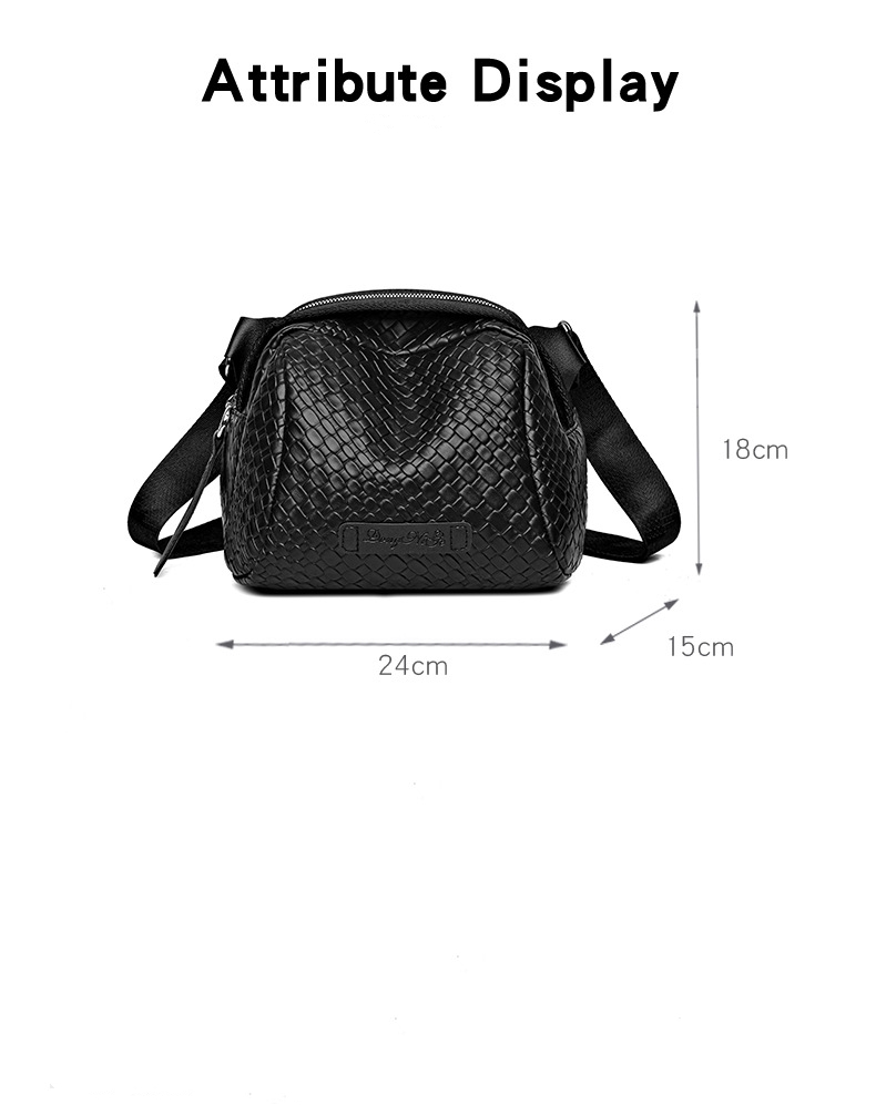 🔥Last Day 50% OFF🔥🌟Hand Weaving Large Capacity Cowhide Shell Bag👜