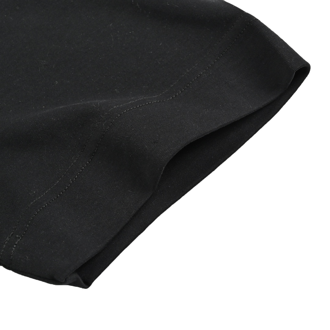 Fendi 24ss leather label short sleeve