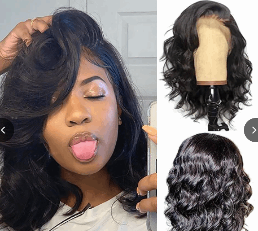 Brazilian Glueless Hair 360 Wave Wigs Lady Wig