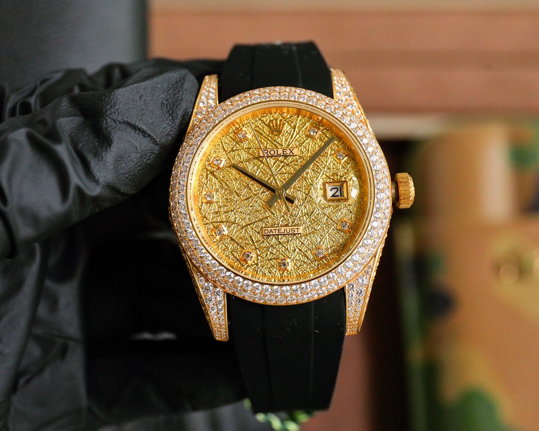 Rolex Datejust Full Diamonds Luxury Edition