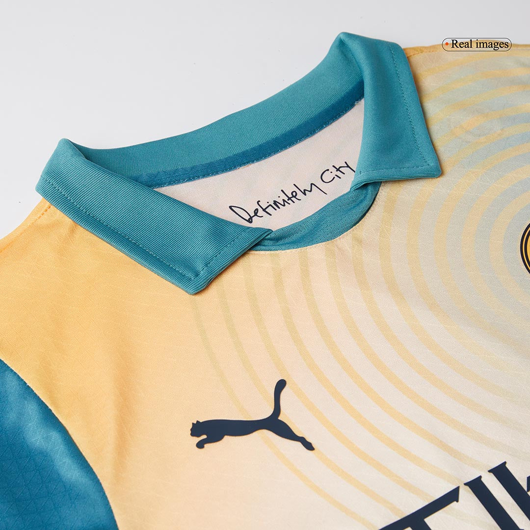 Authentic DE BRUYNE #17 Manchester City Fourth Away Football Shirt 2024/25 Definitely City