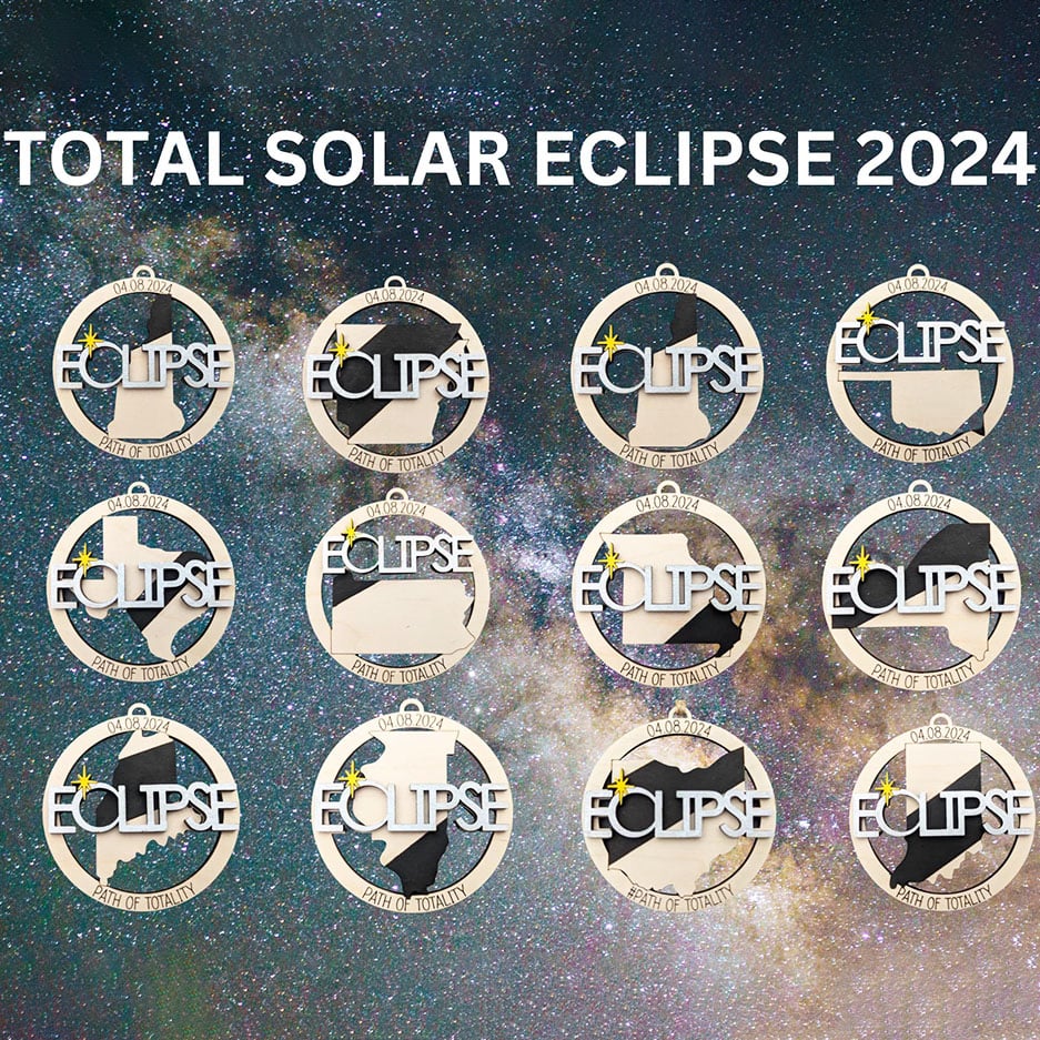 Solar Eclipse 2024 Ornament