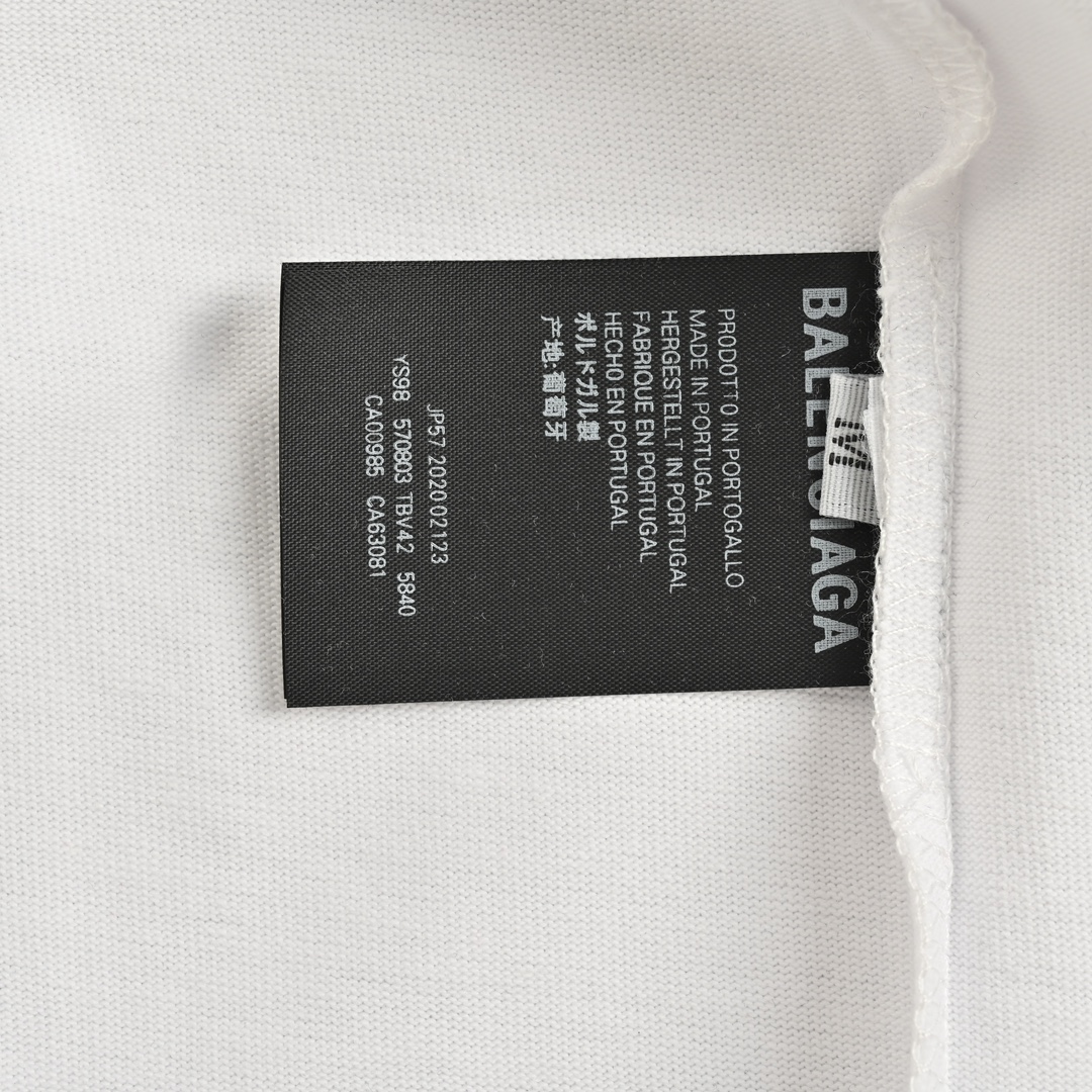 Balenciaga 24ss Custard Apple Fruit Print Short Sleeve