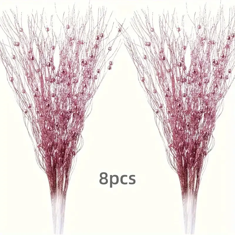 🎄Early Christmas Sale 49% OFF🔥Glitter DIY Artificial Berry Tree Branch Decoration