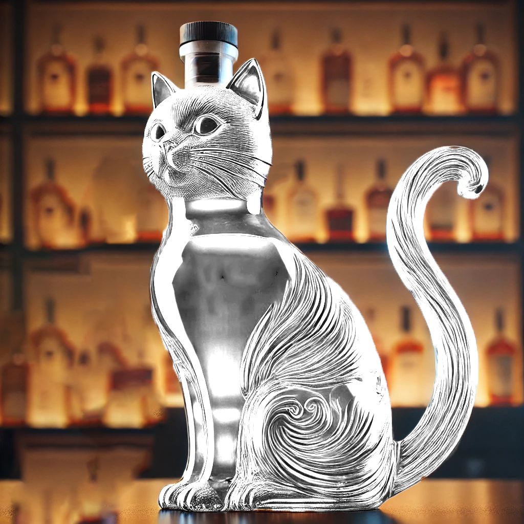 Funny Cat Bottle