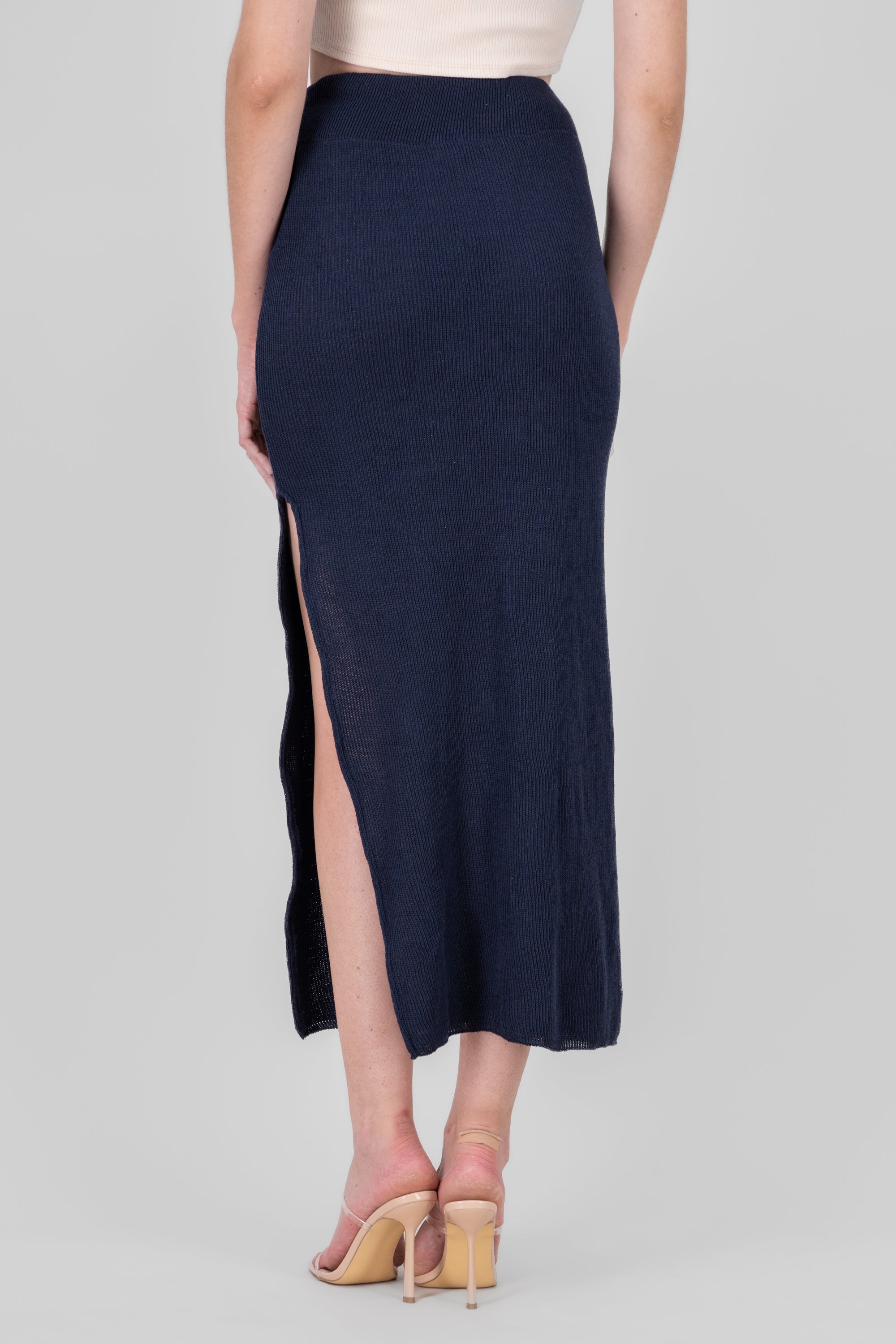 Rib Maxi Skirt