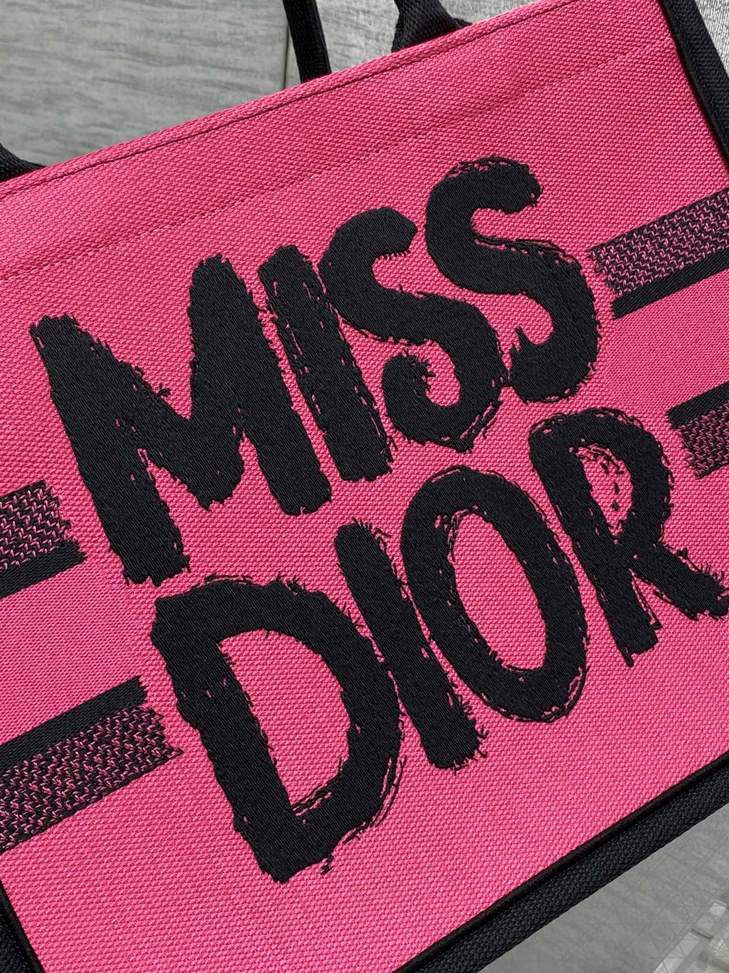 Dior Miss Embroidered Tote Shopping Bag