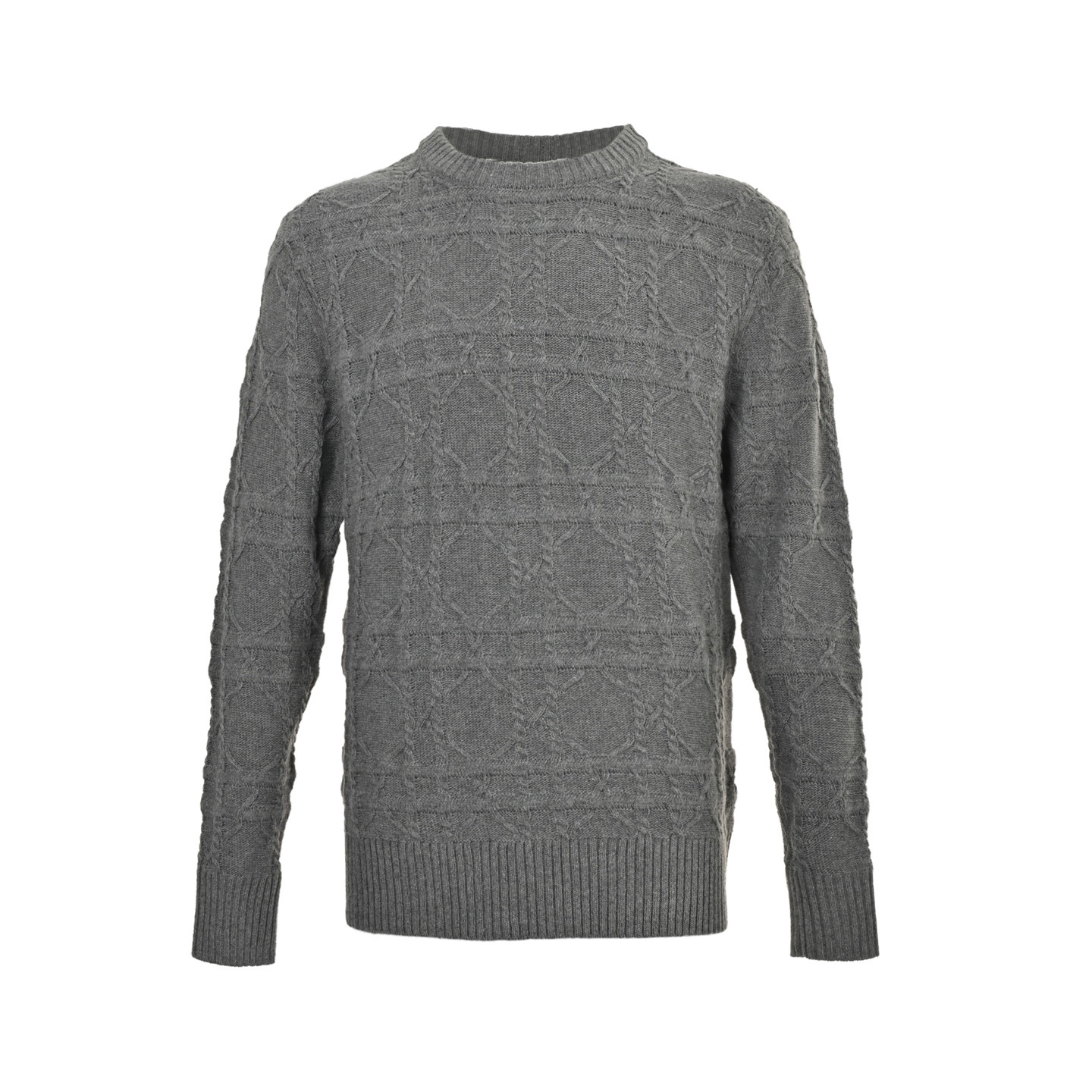Dior 25Fw cannage cashmere crewneck sweater