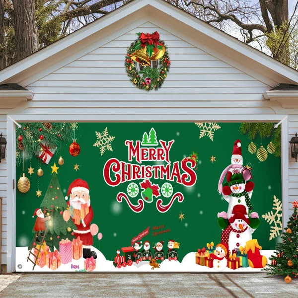 Hot Sale-2023 New Christmas Garage Door Decoration