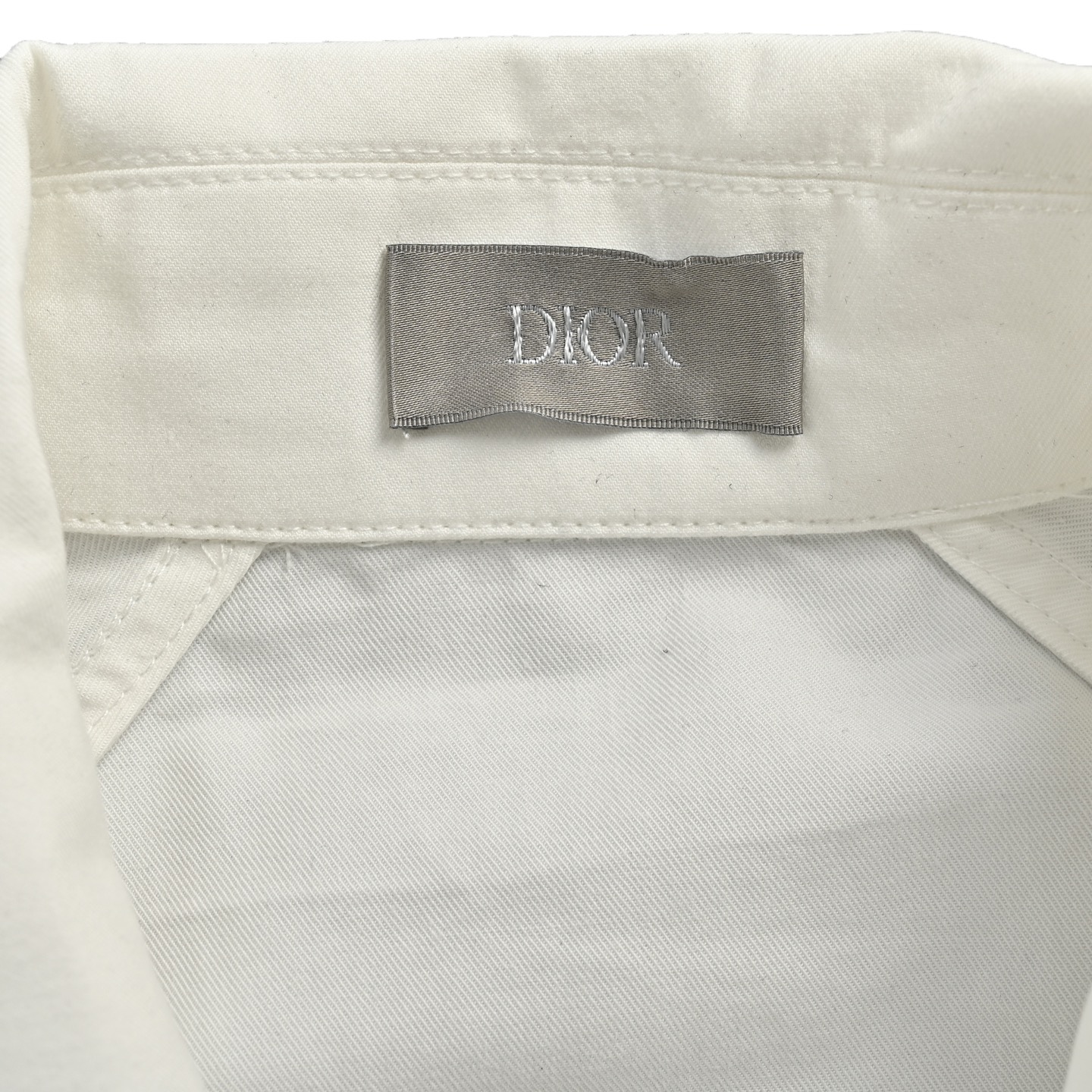 Dior 25ss pocket embroidered logo zip-up shirt jacket