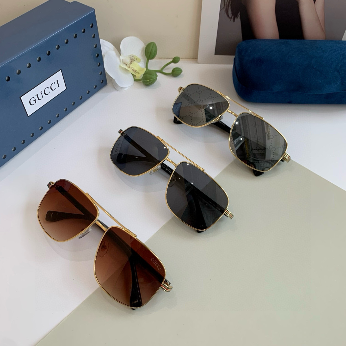Gucci Round Frame Sunglasses