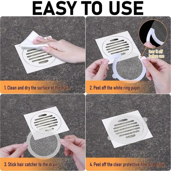 (🎁2024 New Year Hot Sale🎁)30 PCS Disposable Shower Drain Hair Catcher