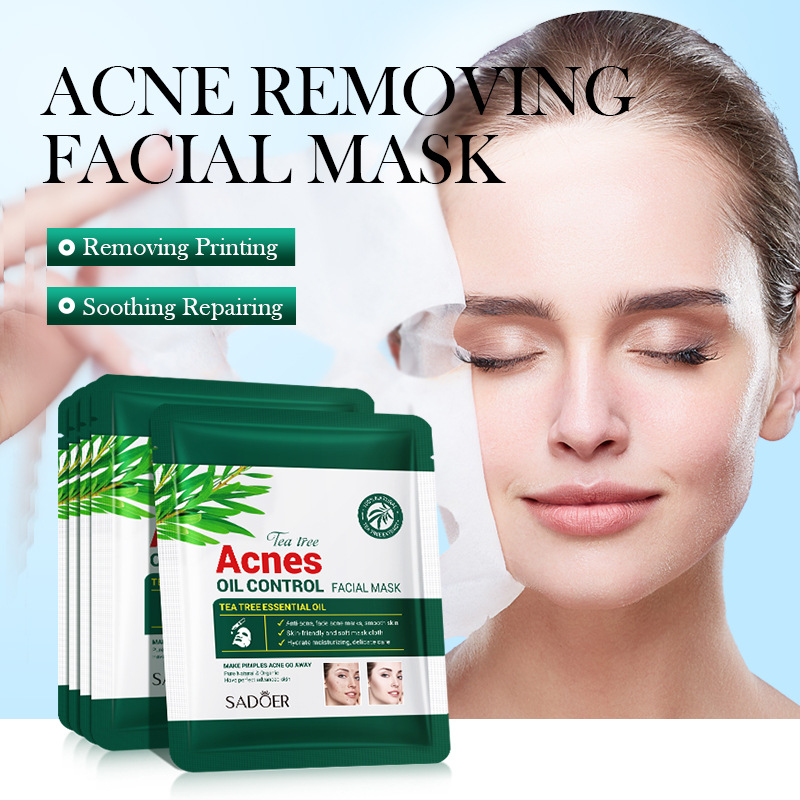 Tea tree mask is refreshing and moisturizing, deeply replenishing moisture to the skin