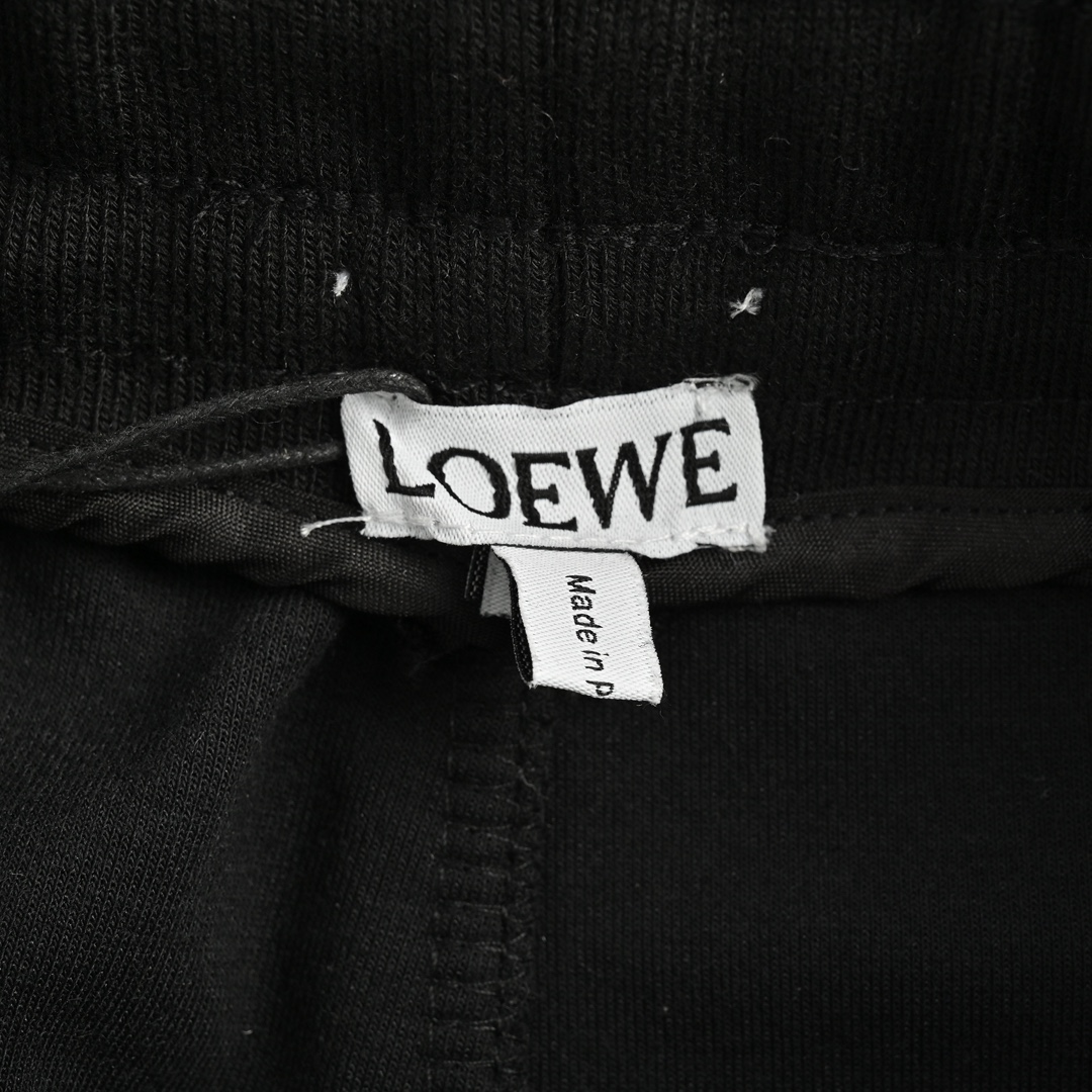 Loewe 24Fw colorblock web embroidery suit trousers