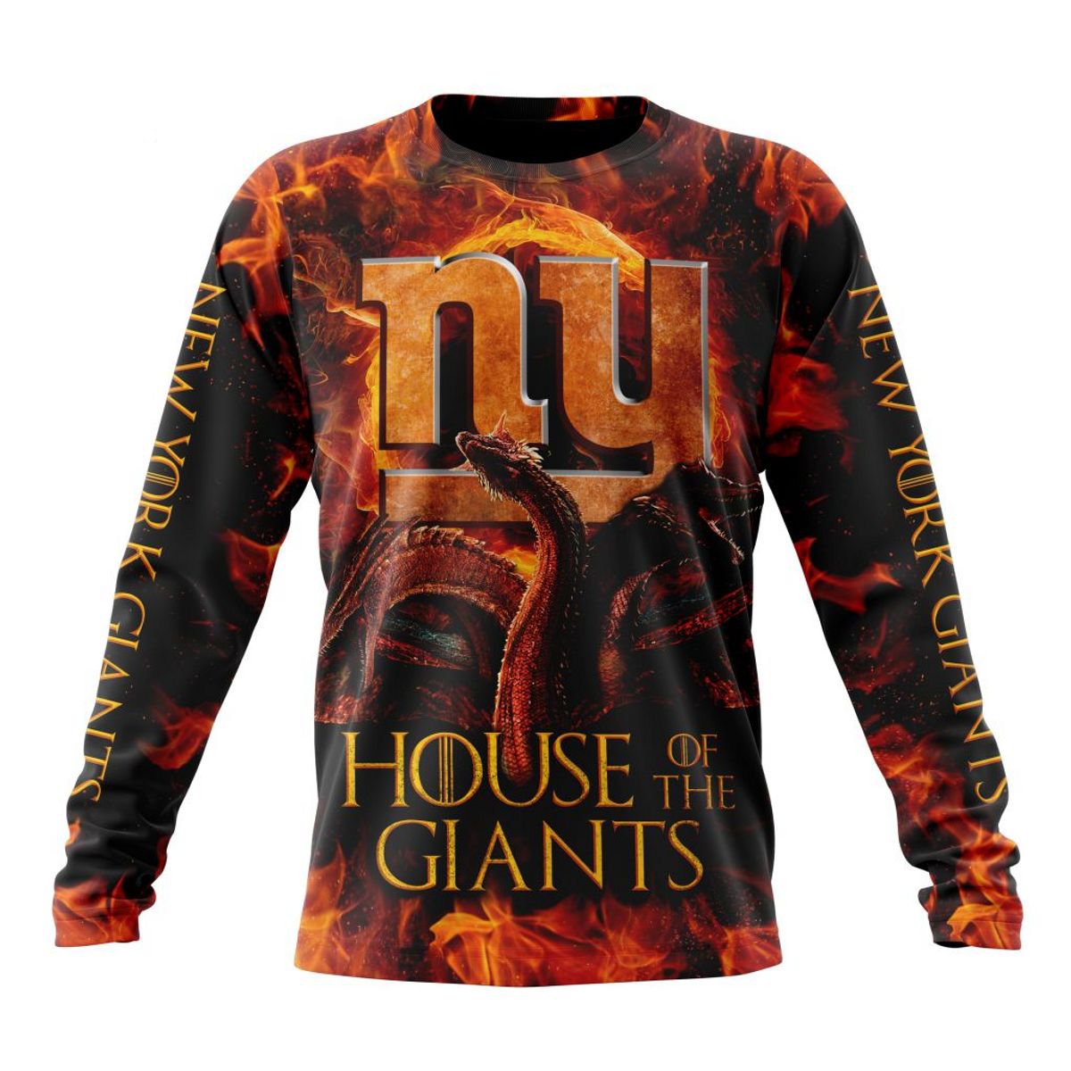 NEW YORK GIANTS GAME OF THRONES – HOUSE OF THE GIANTS 3D HOODIE