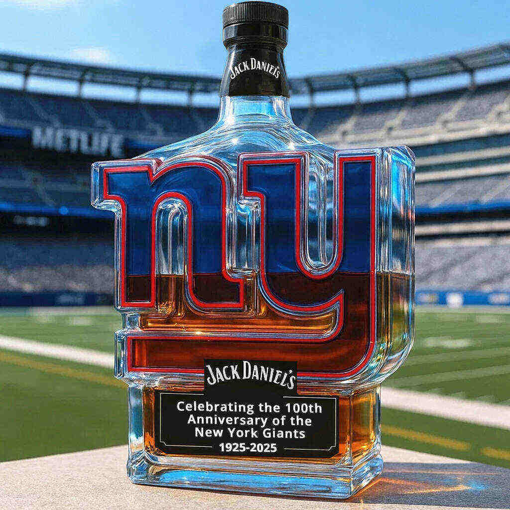 New York Giants 100th Anniversary Whisky Collector's Edition Bottle