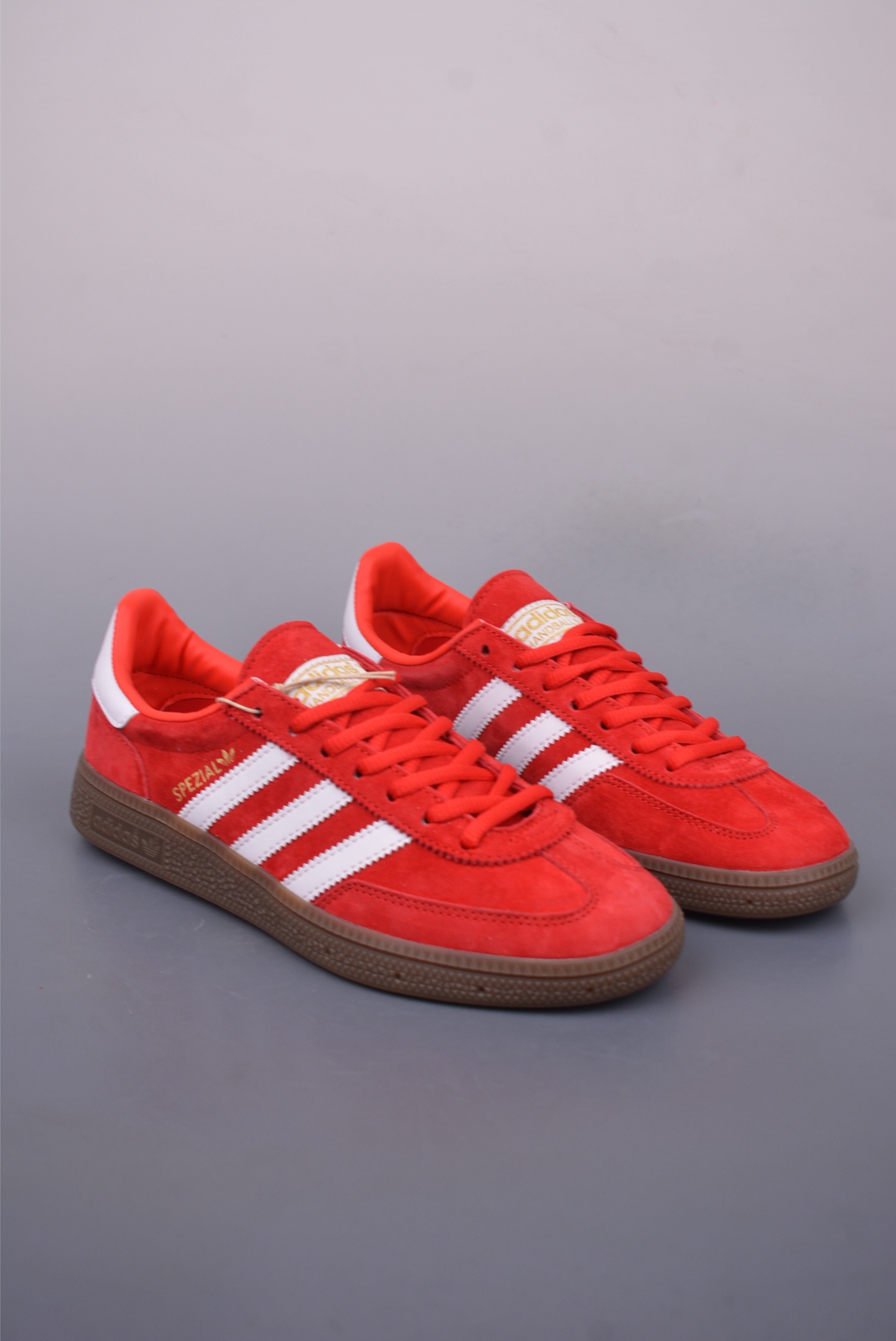 Adidas Handball Spezial Sneakers Red and White FV1227