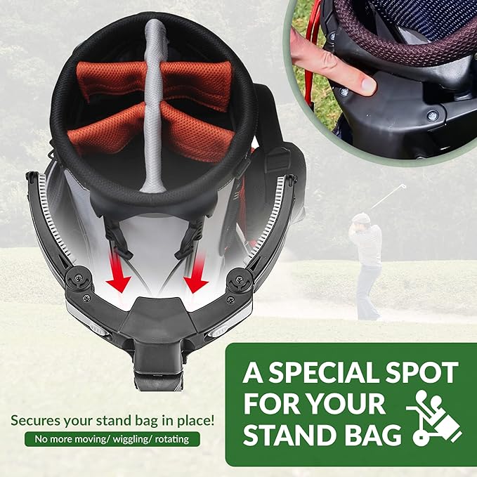 CaddyTek 3 Wheel Golf Push Cart - Foldable Collapsible Lightweight Pushcart with Foot Brake
