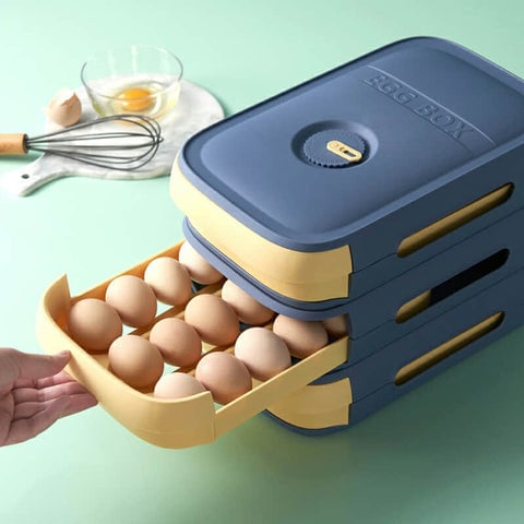 (🔥HOT SALE - 50% OFF) New Drawer Type Egg Storage Box, Buy 3 Get Extra 10% OFF