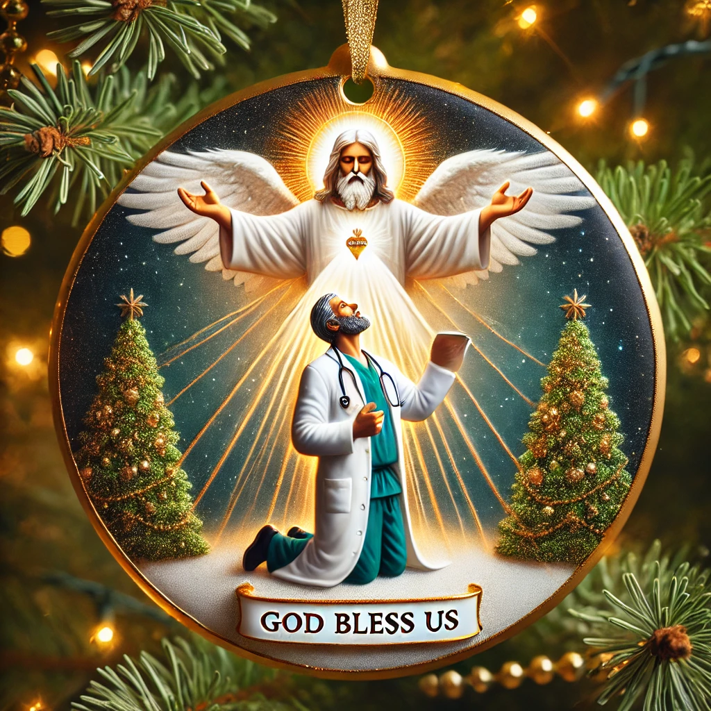 God Bless Us Ornament