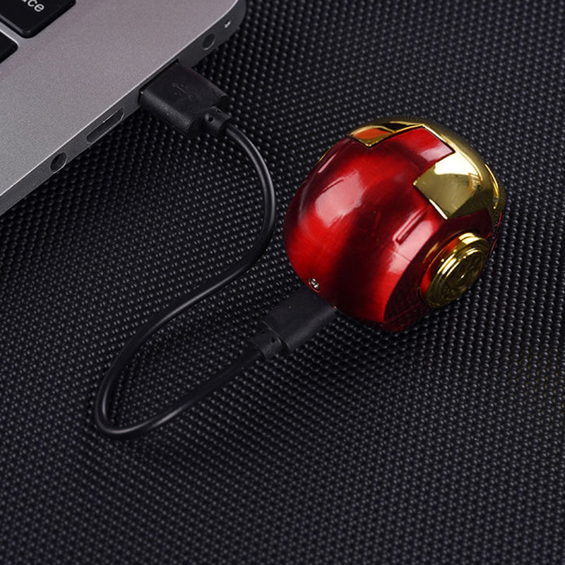 Glowing I Man Rechargeable Lighter Decompression Fingertip Gyroscope Machine