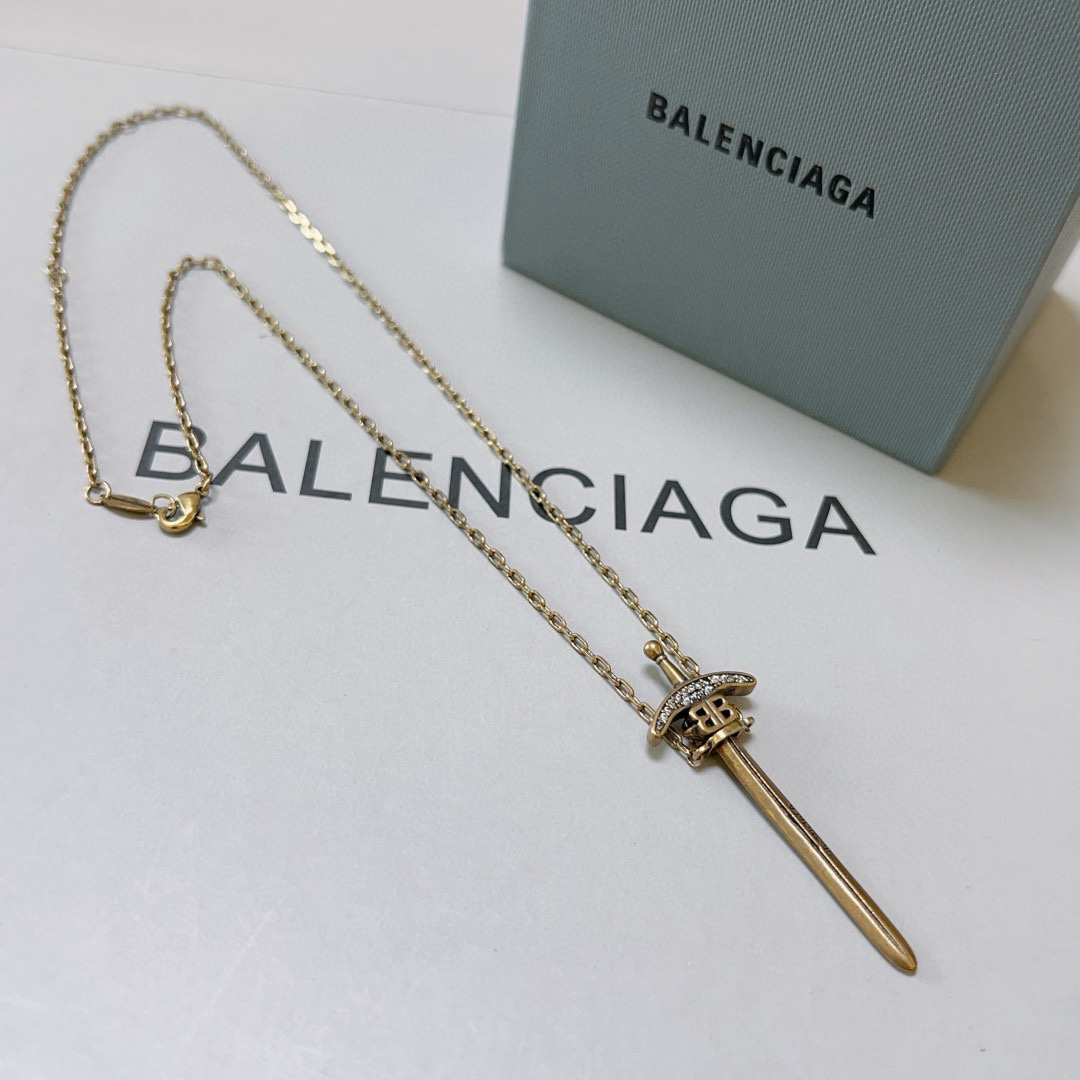 Balenciaga Sword Vintage Necklace