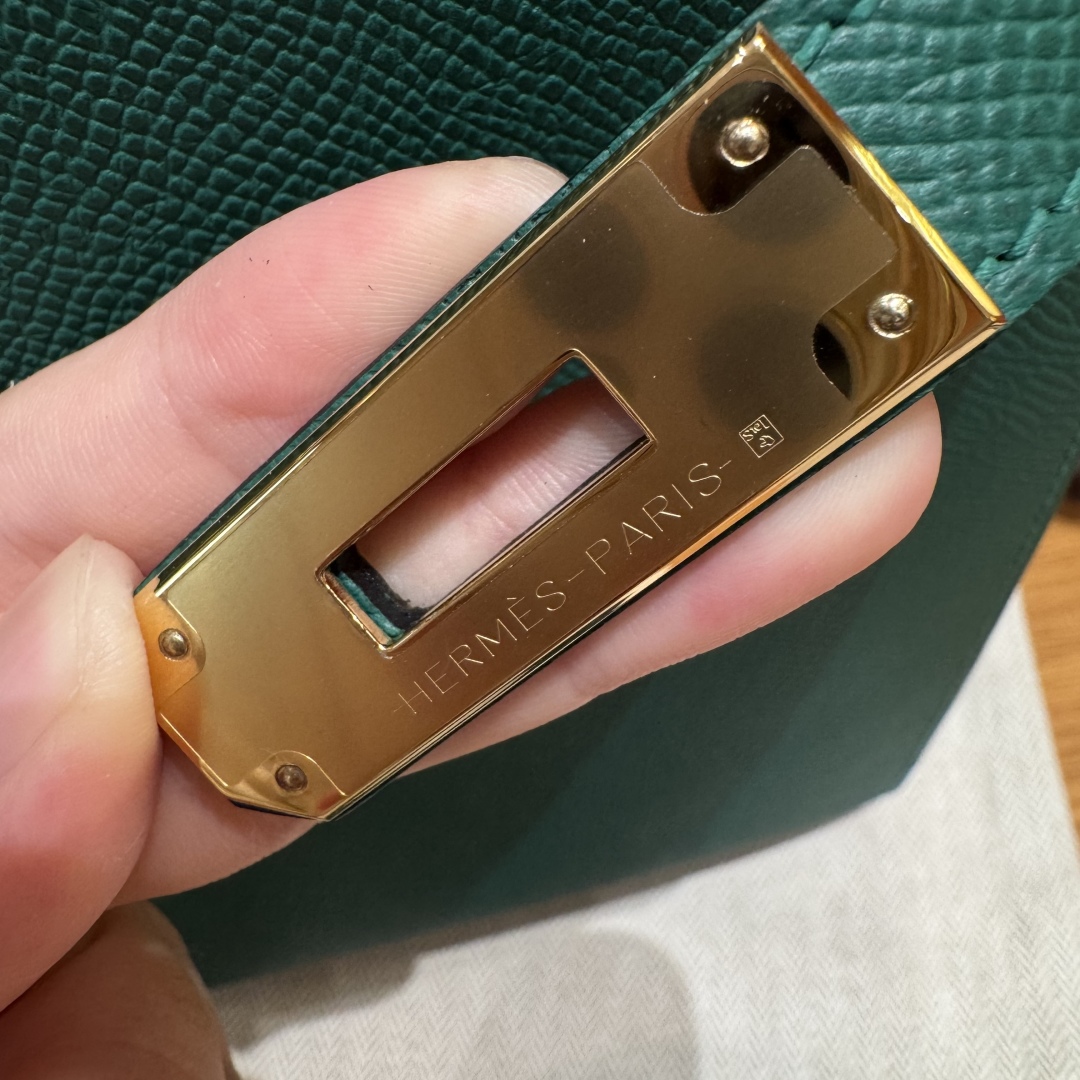 Hermès Kelly z6Makachite Handbag (Handmade to order)