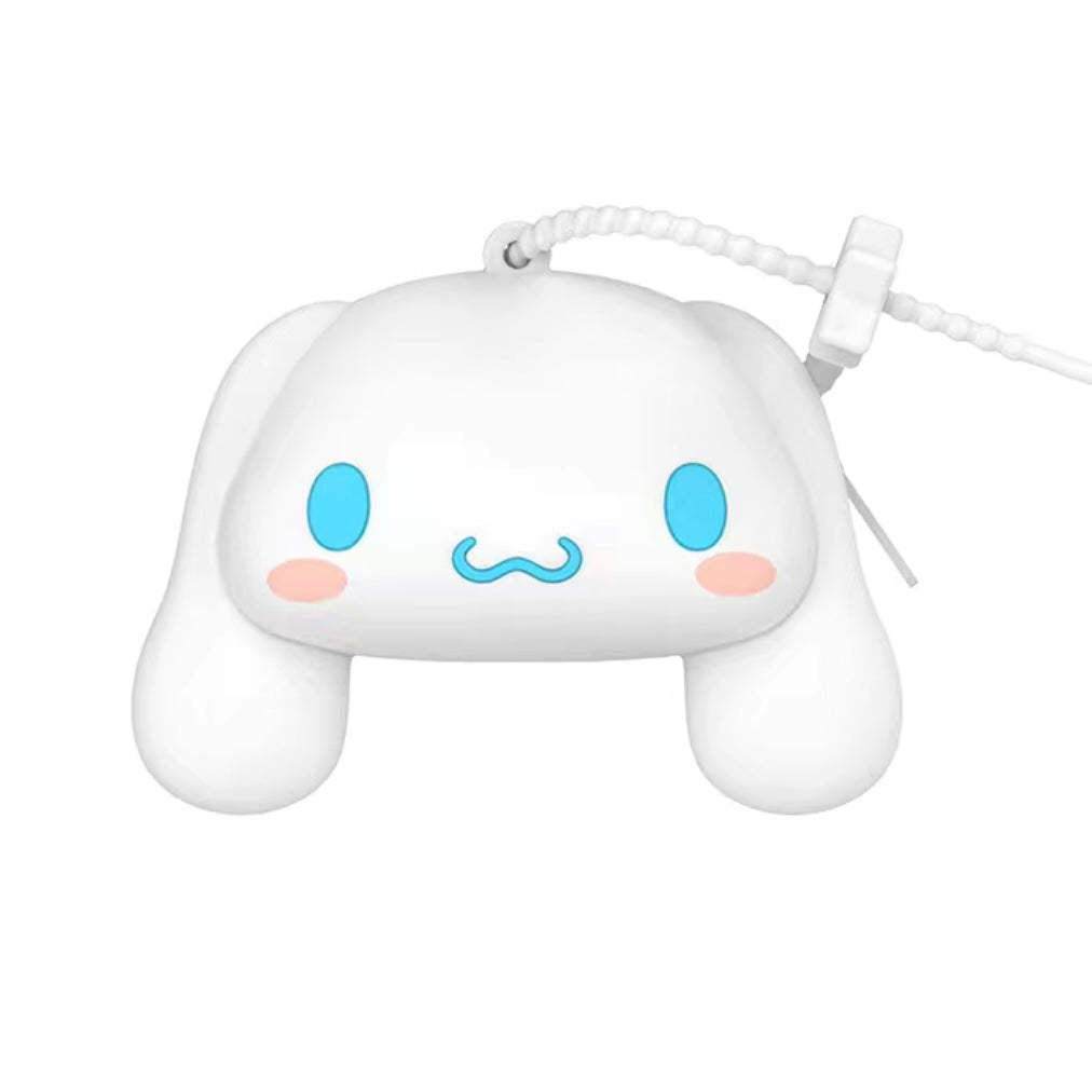 Sanrio Silicone Headphone Organizer-Data Cable Storage Case-Mini Key Box-Portable Wired Headphone Organizer