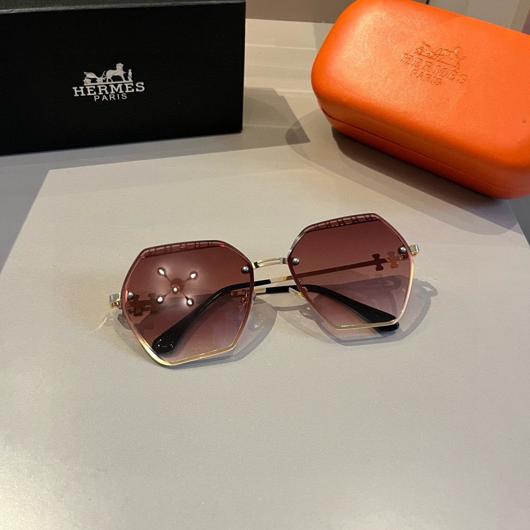 Hermes Square Frame Sunglasses