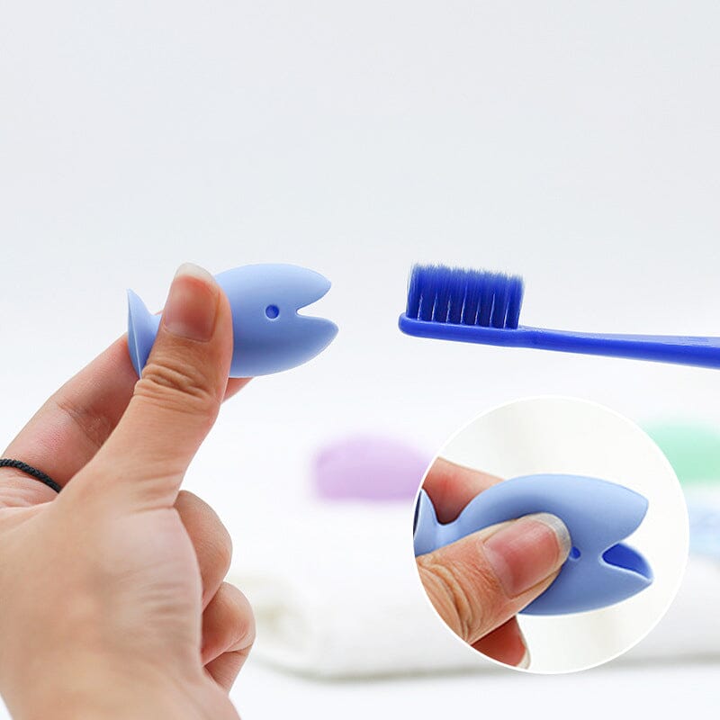 (🌲XMAS Hot Sale- 50% OFF)Cute Standing Tooth Brush Cover Cap(2Pcs/Set)-BUY 3 SETS GET 2 SETS FREE(10PCS)