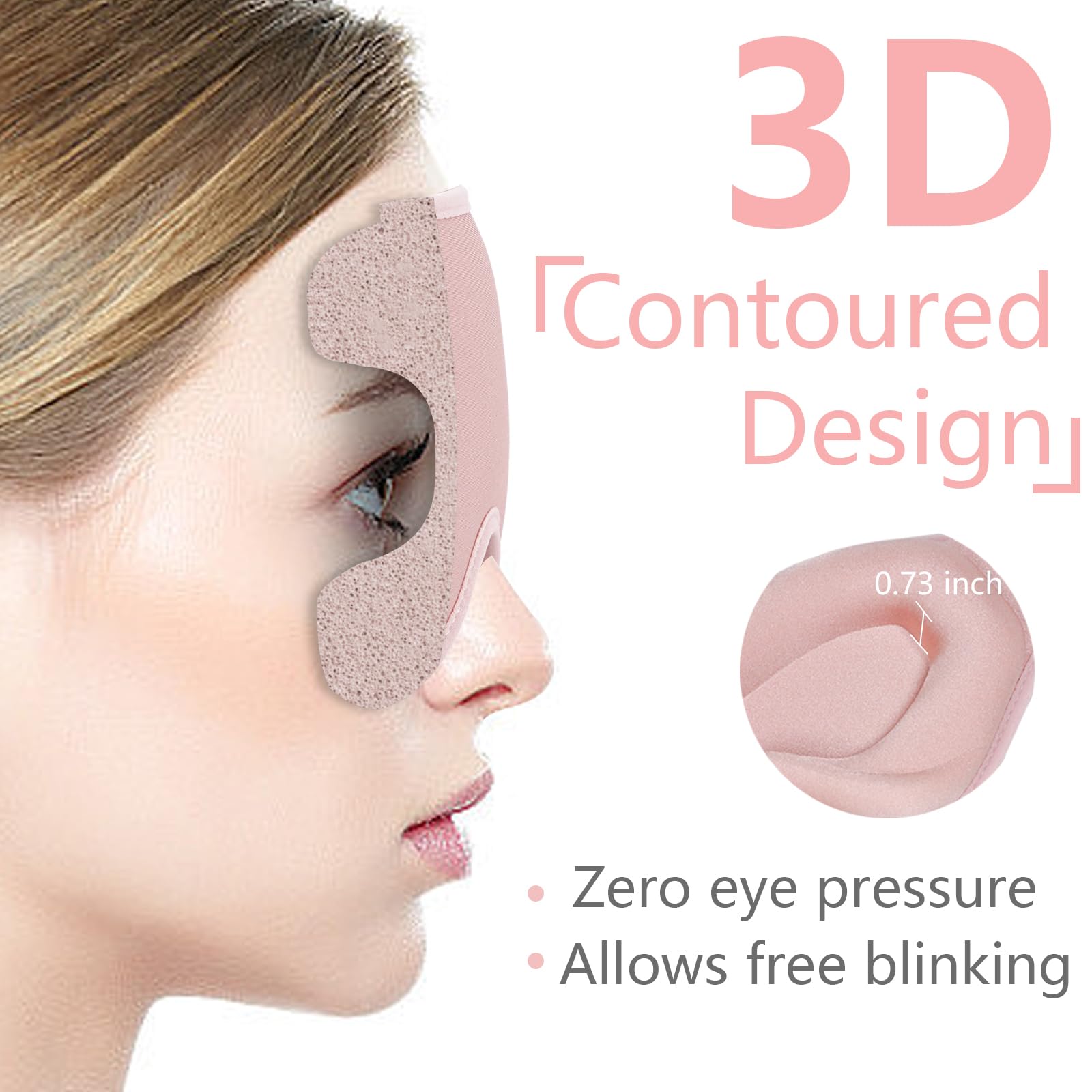 💤Sleep Mask 3D Eye Mask, 100% Block Out Light🌒
