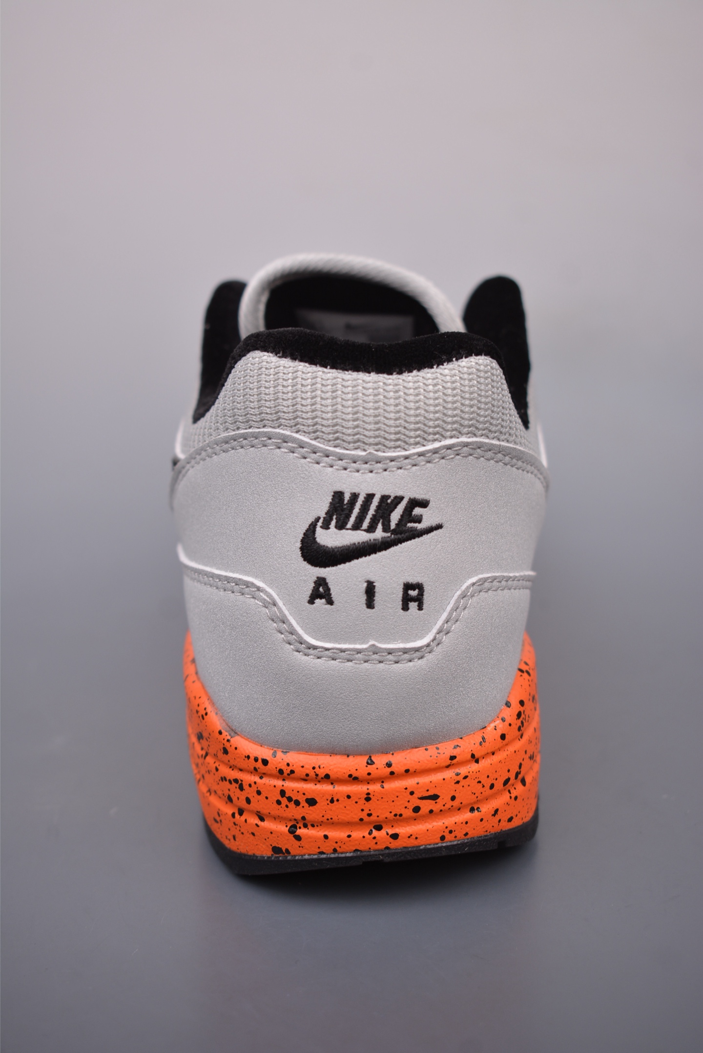 Nike Air Max 1'87 series gray, black, orange and stone patternv FD2638-005