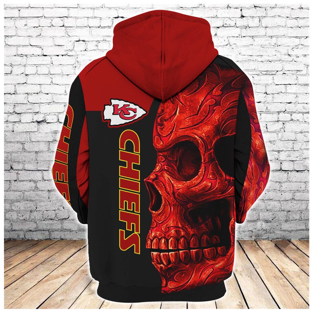 KANSAS CITY CHIEFS 3D HOODIE KKCC023