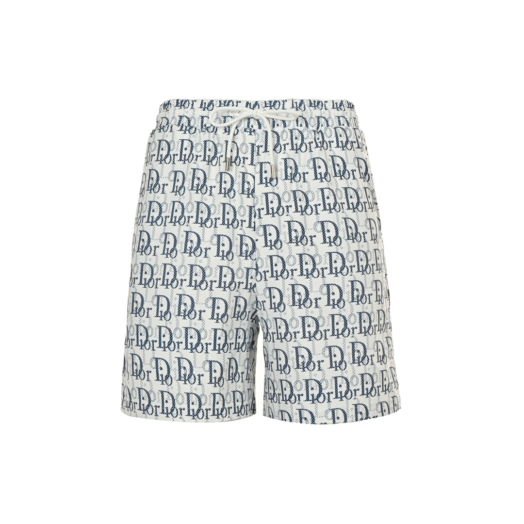 Dior 24ss all over printed beach shorts