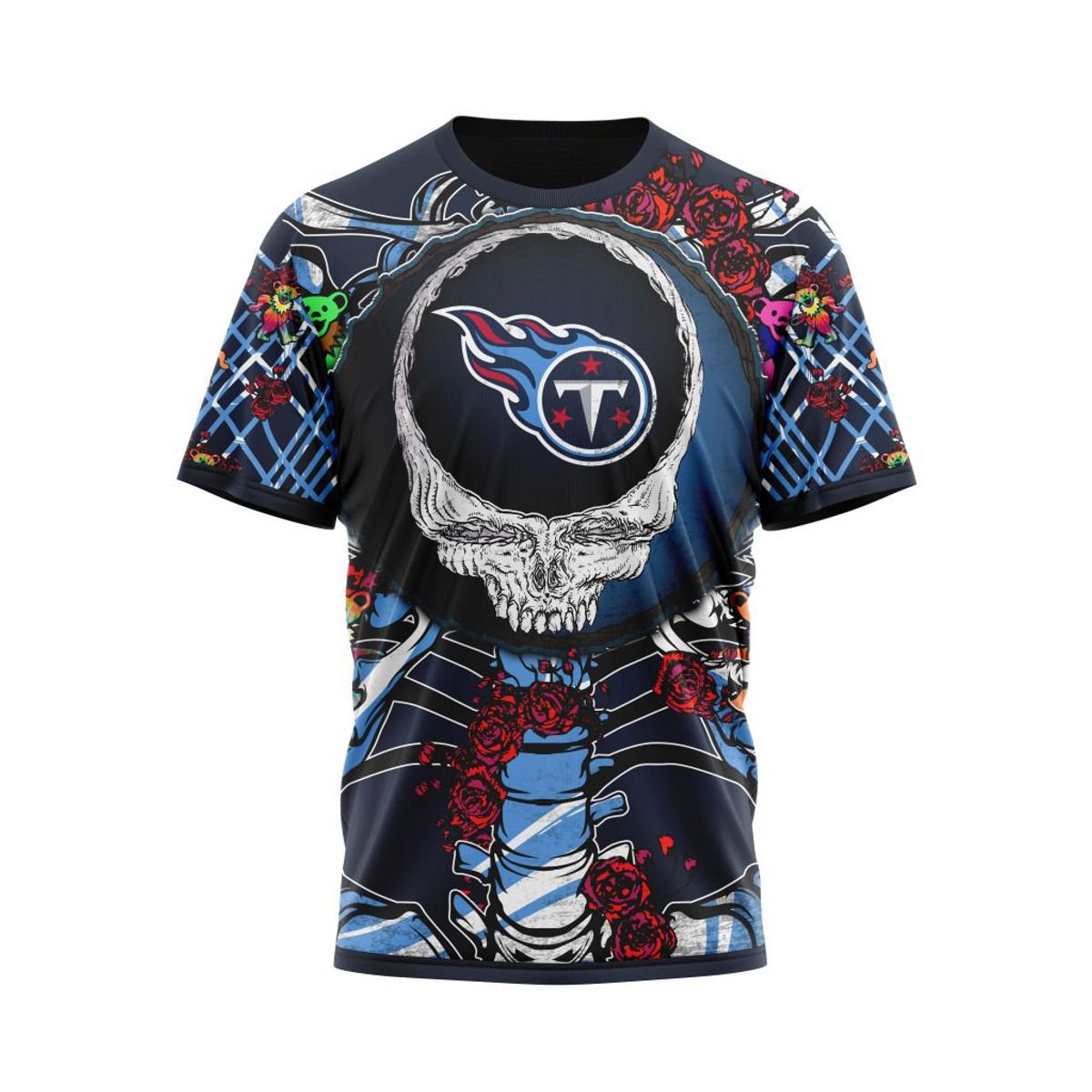 TENNESSEE TITANS 3D HOODIE MIX GRATEFUL DEAD